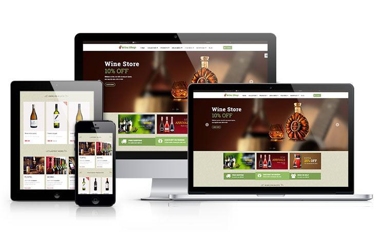 wine store shopify themes