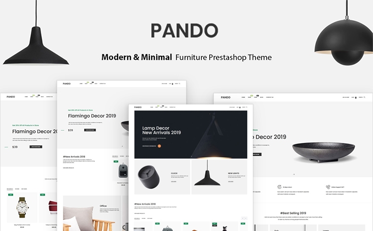 Ap Pando - Modern & Minimal Furniture Stores Prestashop Theme